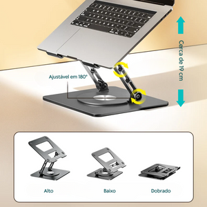 Suporte de Notebook Com Rotação 360º