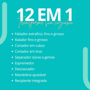 Utensílio de Cozinha Multifuncional 12 em 1